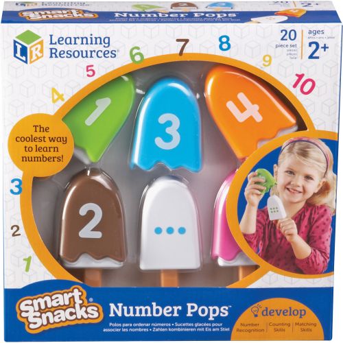  Smart Snacks, LRN7344, Number Pops Set, 1 Set, Assorted