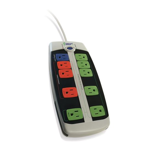  Smart Strip LCG-3MVR Energy Saving Surge Protector with Autoswitching Technology, 10-Outlet