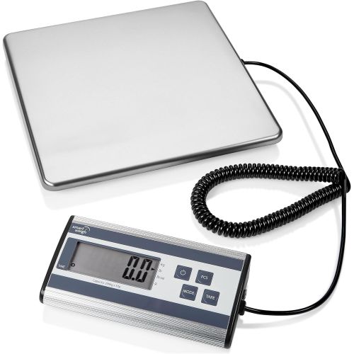  Smart Weigh 440lbs x 6 oz. Digital Heavy Duty Shipping and Postal Scale, with Durable Stainless Steel Large Platform, UPS USPS Post Office Postal Scale and Luggage Scale