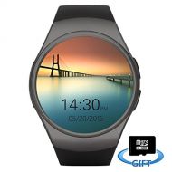 Smart for Life Smartlife Bluetooth Wrist Smart Watches with Camera Heart Rate Support SIM TF Card for IOS iPhone Android Samsung Sony LG Smart Phones (Black)