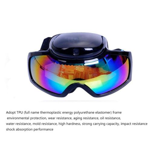  Smart product 1080P HD DVR ski Glasses, 120° Wide-Angle Shooting DV Glasses, UV400 ProtectionAnti-Fog for Men, Womens Glasses ski Goggles ZDDAB