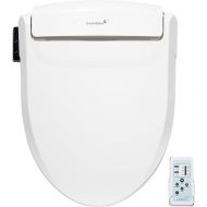 SmartBidet SB-1000 Electric Bidet Seat for Elongated Toilets with Remote Control- Electronic Heated Toilet Seat with Warm Air Dryer and Temperature Controlled Wash Functions