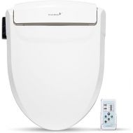 SmartBidet SB-1000 Electric Bidet Seat for Elongated Toilets with Remote Control- Electronic Heated Toilet Seat with Warm Air Dryer and Temperature Controlled Wash Functions