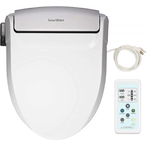  [아마존핫딜][아마존 핫딜] SmartBidet SB-1000 Electric Bidet for Toilets with Remote Control Electronic Heated Toilet Seat with Warm Air Dryer & Temperature Controlled Wash Functions, White-Made in Korea