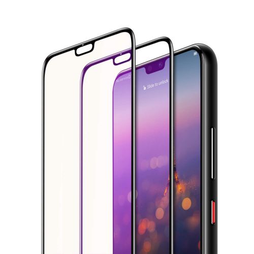  [아마존 핫딜]  [아마존핫딜]SmartDevil SMARTDEVIL fuer Huawei P20 Pro Panzerglas Schutzfolie [2 Stueck], Anti Blaulicht Schutzfilm, 9H Harte, Anti-Kratzen,[3D Vollstandige Abdeckung] [Anti-Fingerabdruck] Displayschutzfoli