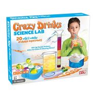 SmartLab Toys Crazy Drinks Science Lab - 11 Pieces - 20 Experiments - Includes UV Light & 2 Crazy Drink Straws!