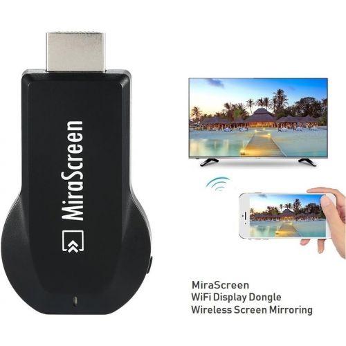  [아마존베스트]SmartSee MiraScreen Miracast Dongle Wireless Display Adapter HDMI TV Stick Screen Mirroring for Tablet Smartphone