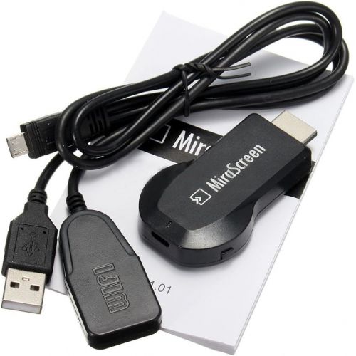  [아마존베스트]SmartSee MiraScreen Miracast Dongle Wireless Display Adapter HDMI TV Stick Screen Mirroring for Tablet Smartphone