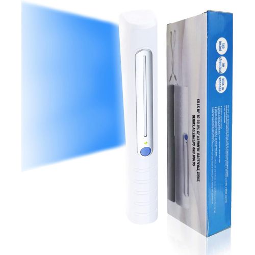  Smarter Home Ideas UV Wand Sanitizer - Portable UV Light Sanitizer Wand for Room and Travel - 99.99% Ultraviolet Light Sanitizer, Handheld UV Sterilizer with Germicidal Disinfectant Lamp