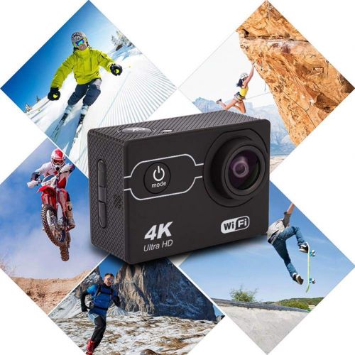  Smartey Action Camera - Mini Waterproof Underwater Camera Ultra Full HD Sports Video with Remote Control