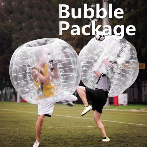  Smartlove1P 1.2m Diameter PVC Inflatable Bubble Collision Bumper Buffer Ball Human Knocker for Adult Outdoor Running Sport Game Zorb Ball