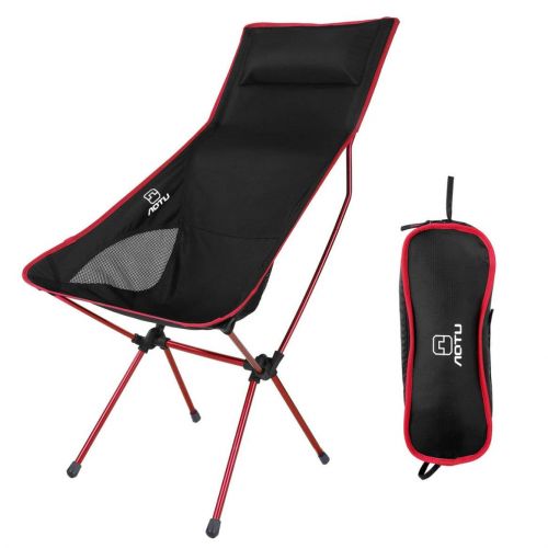  Smartlove1P Portable Folding Camping Chair Seat Leisure Stool Lightweight Pillows Lengthen Chair Backrest Outdoor Sport Hiking