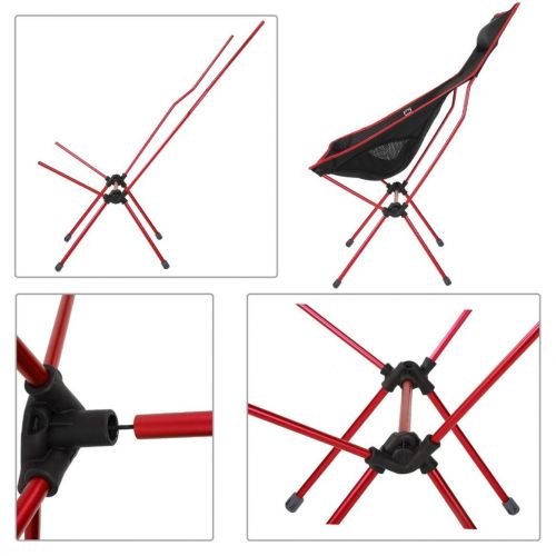  Smartlove1P Portable Folding Camping Chair Seat Leisure Stool Lightweight Pillows Lengthen Chair Backrest Outdoor Sport Hiking