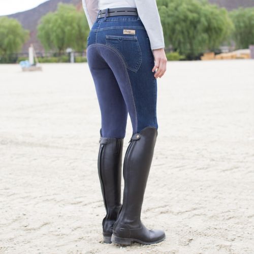  Smartpake Piper Breeches by SmartPak- Denim Full Seat