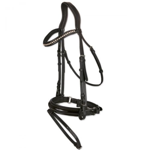  Smartpake Wellfleet Contoured Patent Leather Dressage Bridle by SmartPak