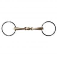 Smartpake Stubben Loose Ring Snaffle - Copper Mouth