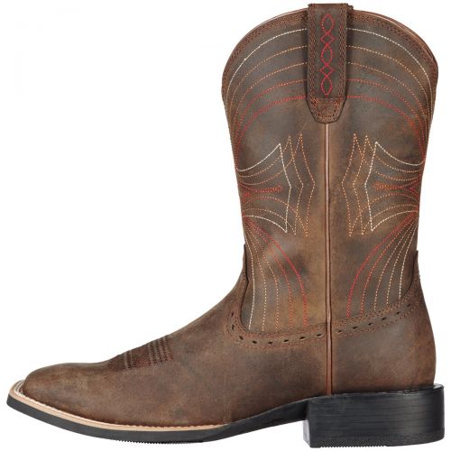  Smartpake Ariat Mens Sport Wide Square Toe - Distressed Brown