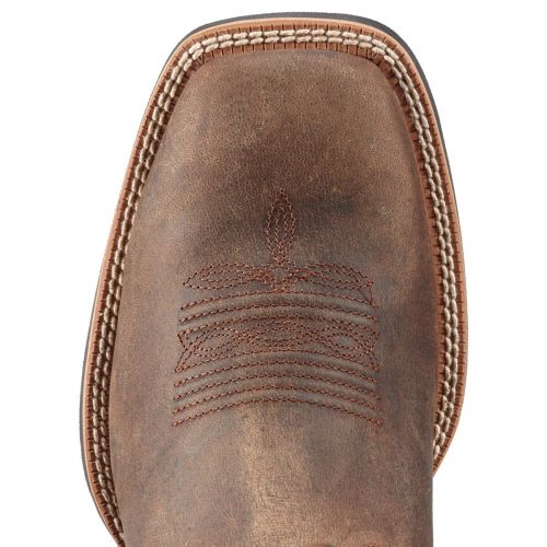  Smartpake Ariat Mens Sport Wide Square Toe - Distressed Brown