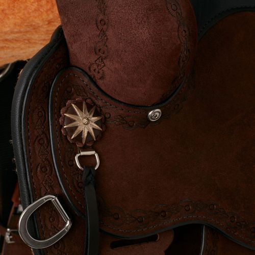  Smartpake SMARTPAK EXCLUSIVE - Circle Y Alpine Rough-Out Trail Saddle