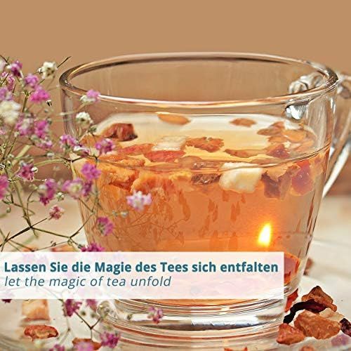  Smartpeas smartpeas Teekanne aus Glas  1000 ml Fassungsvolumen  herausnehmbarer Edelstahlfilter & Ausguss-Filter  hitzebestandiges Borosilikatglas  Plus: Gratis Stoevchen zum Warmhalten