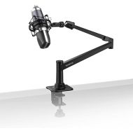 Smatree Mic Arm Desk Mount for Shure SM7B/SM58/MV7/AT2020 Mic, Shure SM7B Mic Stand, Metal Mic Arm Stand with 5/8