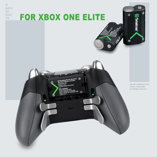  [아마존 핫딜]  [아마존핫딜]By Smatree Smatree Xbox One Battery Pack 2 x 2000mAh Rechargeable Battery for Xbox One/Xbox One S/Xbox One X/Xbox One Elite Wireless Controller