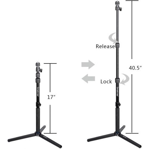  Smatree Selfie Stick Monopod with Tripod Compatible for DJI OM 4, DJI OSMO, OSMO Mobile 3, OSMO Mobile, OSMO Pro/Raw, Telescope Pole with Adapter for DJI Phone Clip Holder