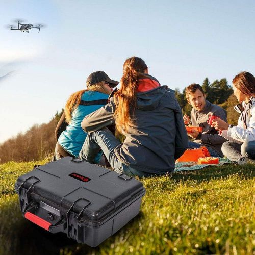  Smatree Portable Charging Station & Waterproof Hard Case Compatible with DJI Mavic Mini Drone