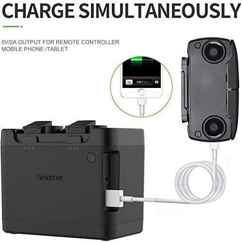 Smatree Portable Charging Station & Hard Carrying Case Compatible with DJI Mavic Mini Drone