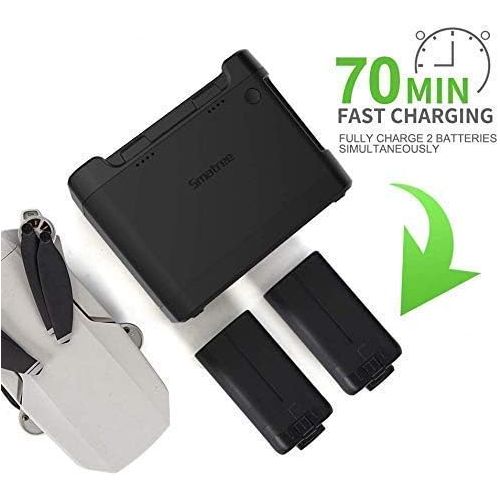  Smatree Portable Charging Station & Hard Carrying Case Compatible with DJI Mavic Mini Drone