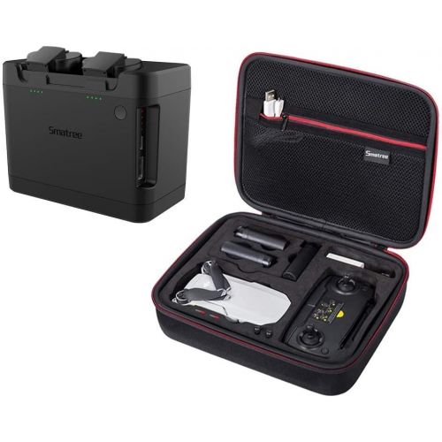  Smatree Portable Charging Station & Hard Carrying Case Compatible with DJI Mavic Mini Drone