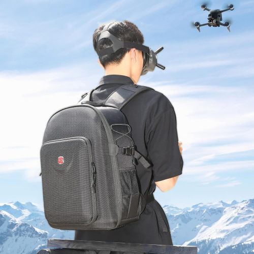  Smatree Professional Backpack for DJI FPV Combo,Waterproof Backpack Bag for DJI FPV Drone Accessories