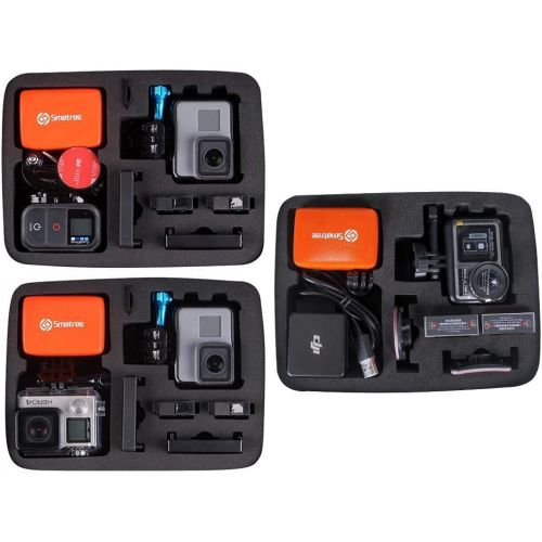  Smatree Carrying Case Compatible for GoPro Hero 10,9, 8, 7, 6, 5, 4, 3+, 3, 2, 1,GoPro Hero (2018) (Camera and Accessories NOT Included)