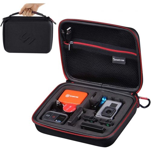  Smatree Carrying Case Compatible for GoPro Hero 10,9, 8, 7, 6, 5, 4, 3+, 3, 2, 1,GoPro Hero (2018) (Camera and Accessories NOT Included)