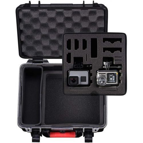  Smatree SmaCase GA500 Floaty/Water-Resist Hard Case Compatible for GoPro Hero 10/9,8,7,6,5,4,3 Plus, 3, 2, 1,GoPro Hero (2018),DJI Osmo Action (Camera and Accessories Not Included)