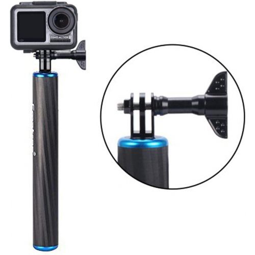  Smatree F1 Waterproof Floating Carbon Fiber Hand Grip Compatible for Gopro Max/ Gopro Hero 9/8/7/6/5/4/3/2/1/Session/GoPro Hero 2018
