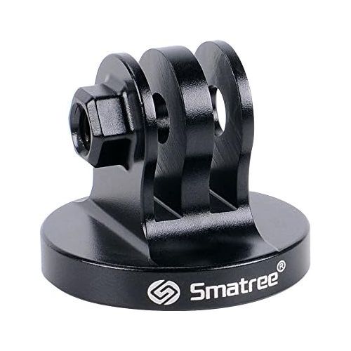  Smatree Aluminum Tripod Mount Adapter Compatible for Gopro Hero 10, 9, 8, 7, 6, 5, 4, 3+, 3, 2, 1 HD, Gopro Hero 2018, DJI OSMO Action Camera