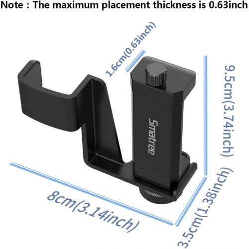  [아마존베스트]Smatree OSMO Pocket Phone Holder Set Expansion Accessories with 1/4”Thread Screw Compatible with DJI OSMO Pocket 2/ DJI OSMO Pocket and Smartphone
