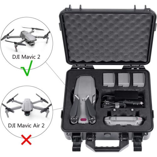  [아마존베스트]Smatree Hard Carrying Case Compatible for DJI Mavic 2 Pro/Mavic 2 Zoom Fly More Combo（Upgrade Edition） - NOT for Mavic Air 2