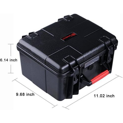  [아마존베스트]Smatree GA700-2 with ABS materials Floaty/Water-Resist Hard Case Compatible for Gopro Hero 7,6,5,4, 3+, 3, 2,1 ，GOPRO HERO (2018),DJI Osmo Action-(Camera and Accessories NOT includ