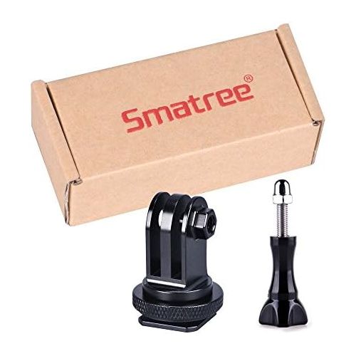  [아마존베스트]Smatree Full Aluminum Tripod Screw to SLR Camera Flash Hot Shoe Mount Adapter for GoPro Hero 4, Session, 3+, 3, 2, 1