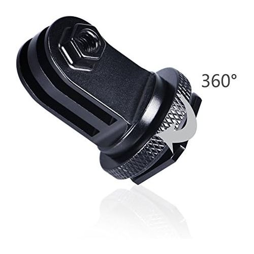  [아마존베스트]Smatree Full Aluminum Tripod Screw to SLR Camera Flash Hot Shoe Mount Adapter for GoPro Hero 4, Session, 3+, 3, 2, 1