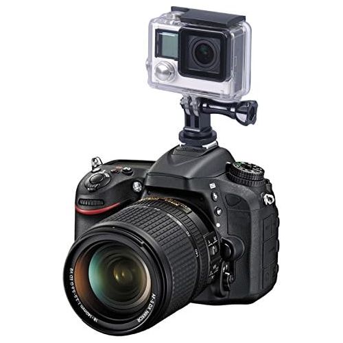  [아마존베스트]Smatree Full Aluminum Tripod Screw to SLR Camera Flash Hot Shoe Mount Adapter for GoPro Hero 4, Session, 3+, 3, 2, 1