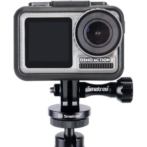 [아마존베스트]Smatree Aluminum Tripod Mount Adapter for GoPro Hero4 Hero3+ Hero3 Hero2 Hero1 Camera and SJ4000, SJ5000 Camera -Threaded End (Black)