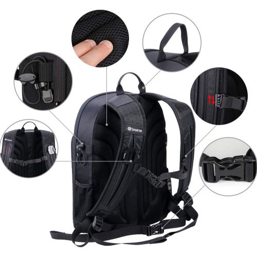  Smatree Backpack Compatible with DJI Air 2S / DJI Mavic Air 2 Drone and GoPro Hero 9/8/7/6/5/5 Session/HERO Session, Fit for DJI Remote Controller