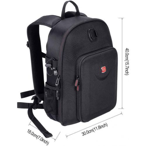  Smatree Backpack Compatible with DJI Mavic 2 Pro/ Zoom/ Osmo Pocket 2/DJI Osmo Action/Gopro Hero 9/8/7/6/5（NOT for Mavic Air/Air 2s/Smart Controller）