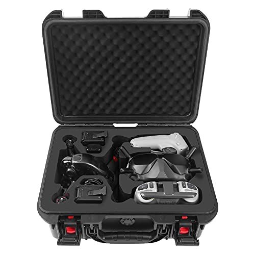  Smatree Waterproof Hard Case for for DJI FPV Combo, 28.3L Professional Hard Carrying Big Case for DJI FPV Drone, Goggles V2, Motion Controller and Other Accessories