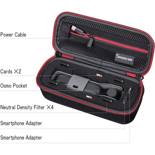  Smatree Hard Carrying Case Compatible with DJI Osmo Pocket 2/DJI Osmo Pocket (XS)