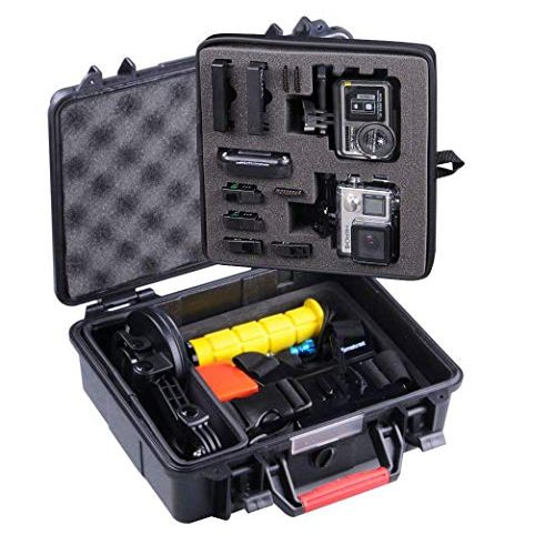  Smatree SmaCase GA500 Floaty/Water-Resist Hard Case Compatible for GoPro Hero 10/9,8,7,6,5,4,3 Plus, 3, 2, 1,GoPro Hero (2018),DJI Osmo Action, 7.9 Liter(Camera and Accessories Not