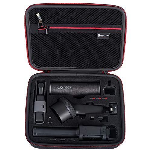  Smatree 5.5L Hard Carrying Case Compatible with DJI Osmo Pocket 2/Osmo Pocket, Extension Rod, OSMO Pocket Waterproof Case and Other Accessories (OSMO Pocket and Accessories are NOT